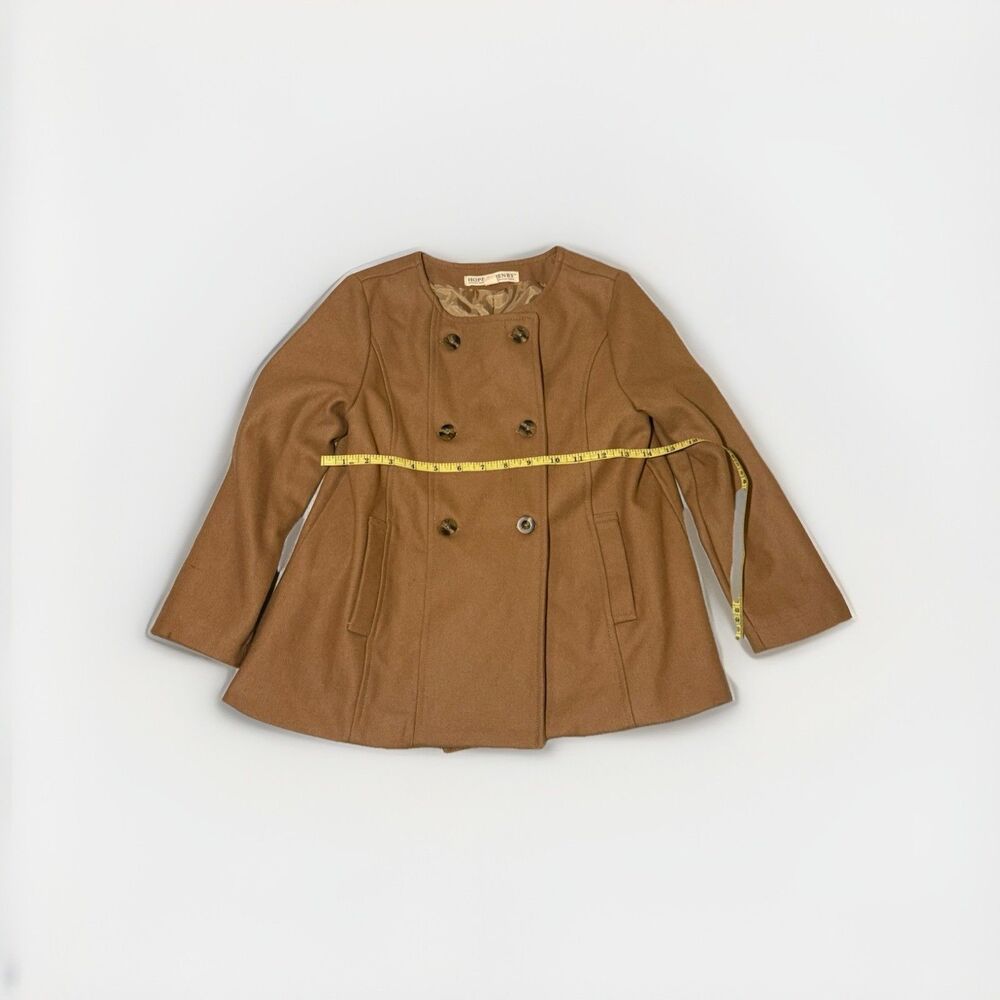 Hope And Henry Girls Wool Blend Coat Size Large